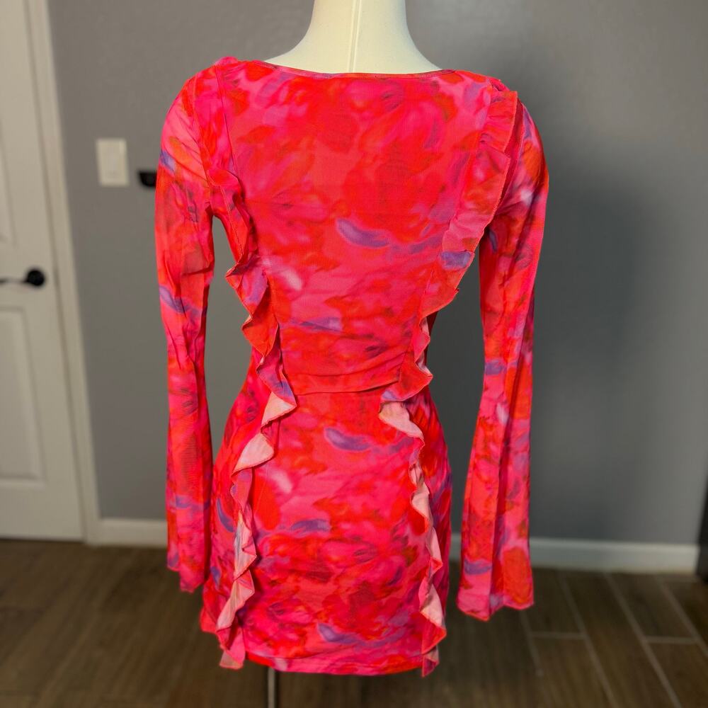 Outcast Ally Mini Dress Laluna, Pink S